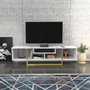 Hanah Home Asal 150 - Blanco y dorado